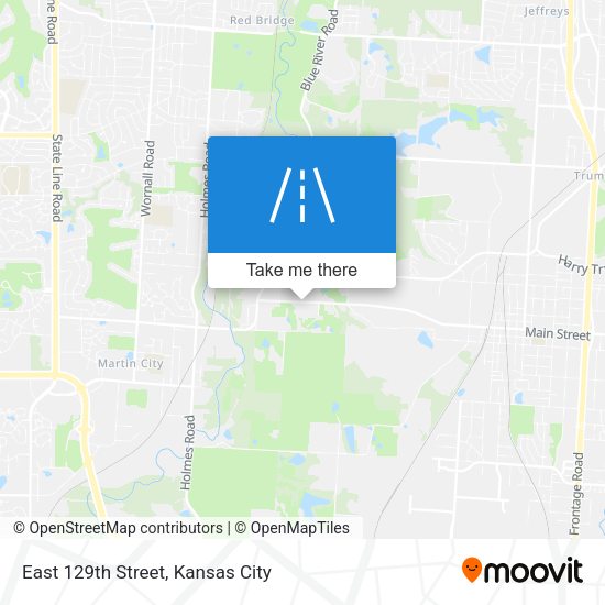 Mapa de East 129th Street