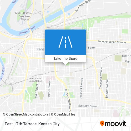 Mapa de East 17th Terrace