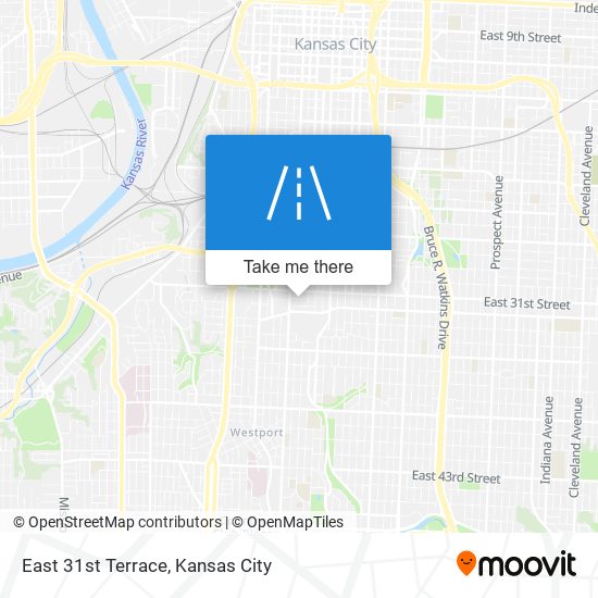 Mapa de East 31st Terrace