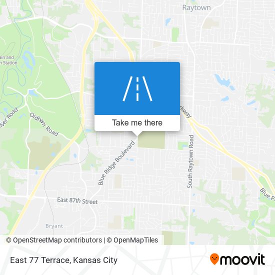 East 77 Terrace map