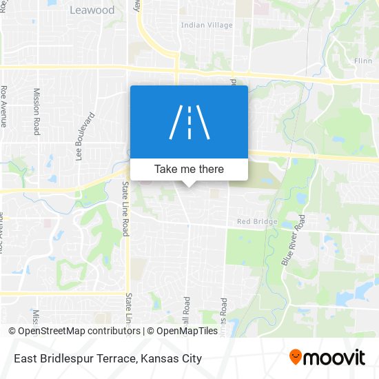 Mapa de East Bridlespur Terrace