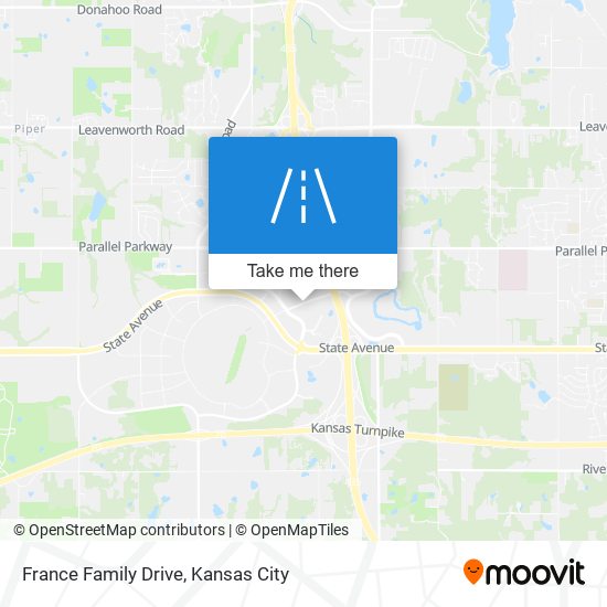 France Family Drive map