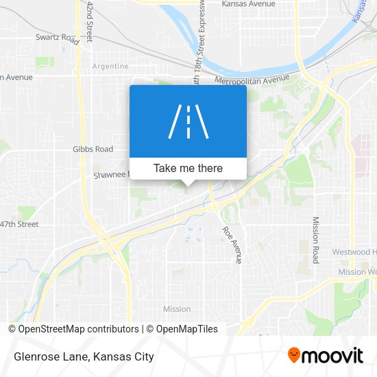 Mapa de Glenrose Lane