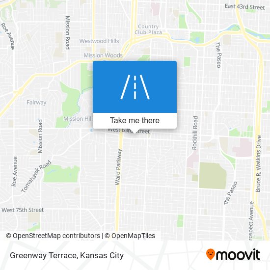 Greenway Terrace map