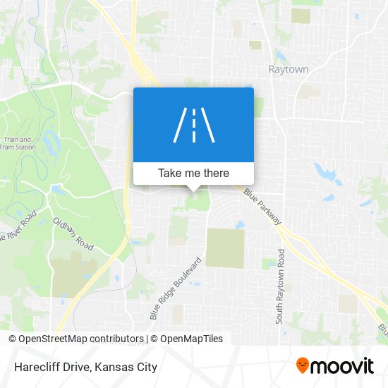 Harecliff Drive map