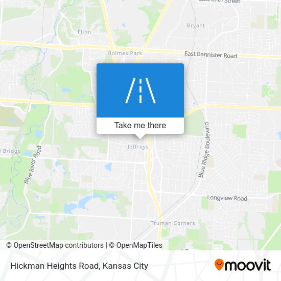 Hickman Heights Road map