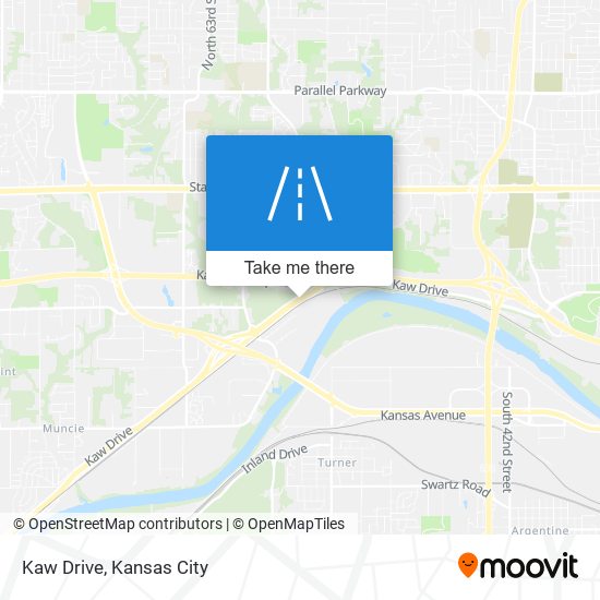 Kaw Drive map