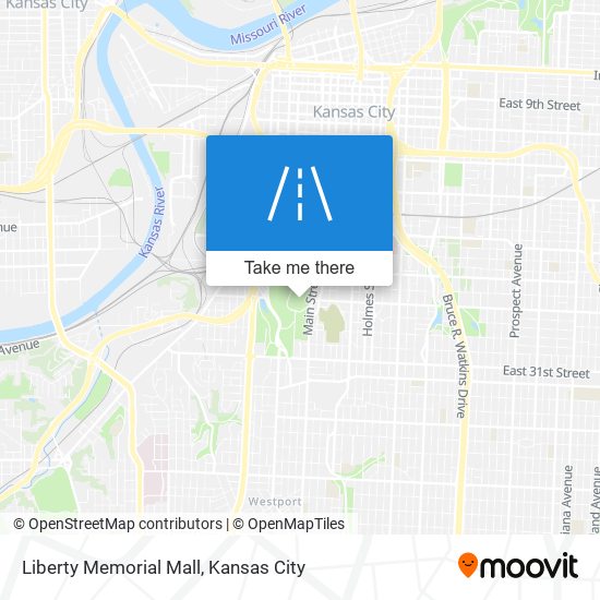 Liberty Memorial Mall map