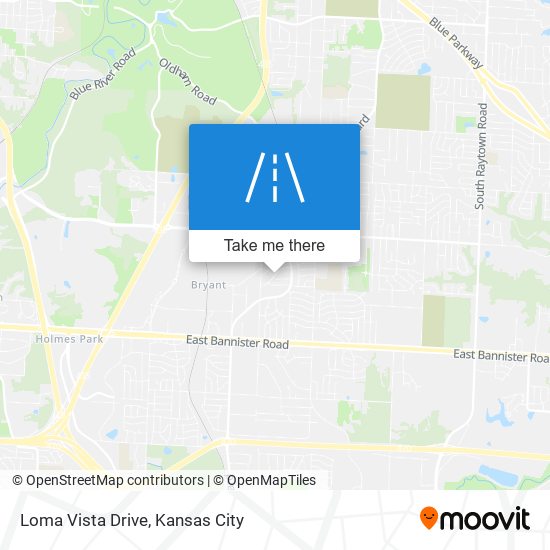 Loma Vista Drive map