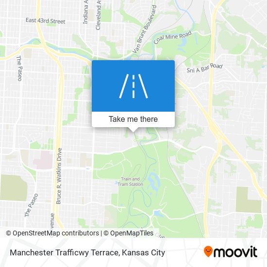 Manchester Trafficwy Terrace map