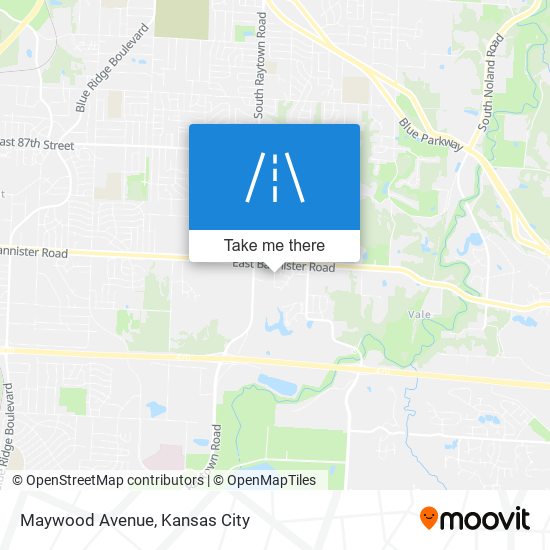 Maywood Avenue map