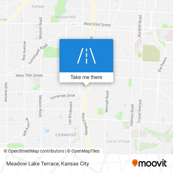 Meadow Lake Terrace map