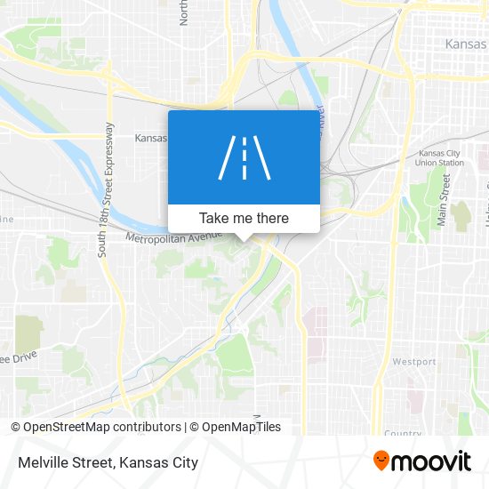 Melville Street map