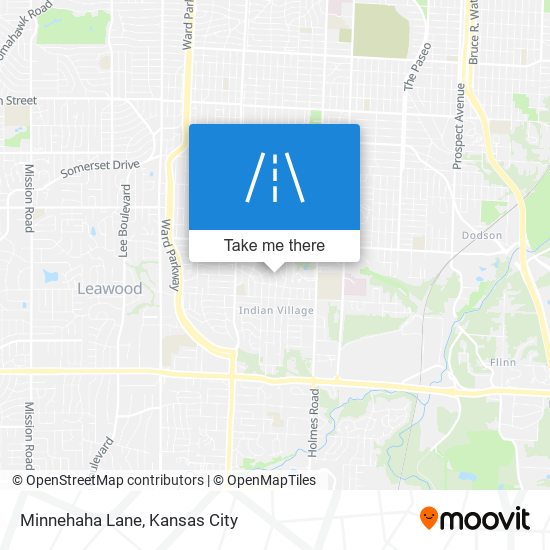 Minnehaha Lane map