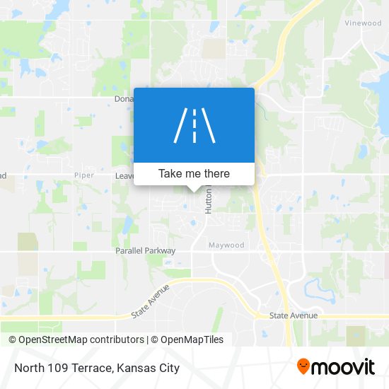 North 109 Terrace map