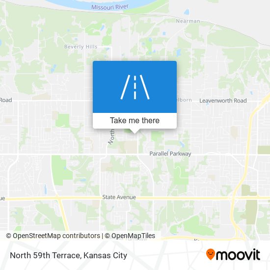 Mapa de North 59th Terrace