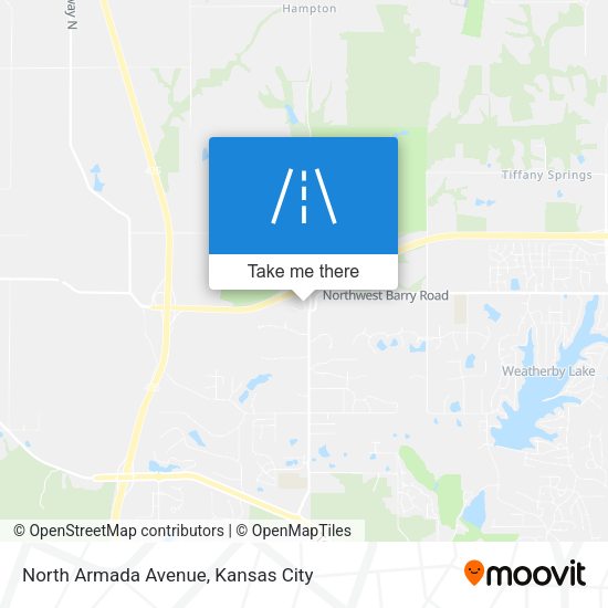 North Armada Avenue map