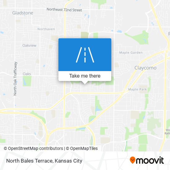 North Bales Terrace map