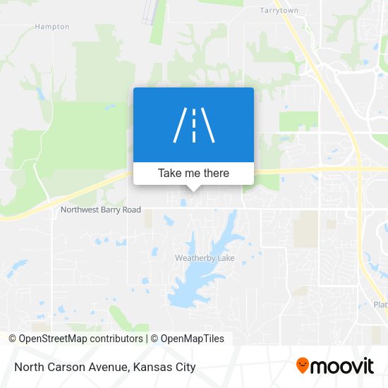 North Carson Avenue map