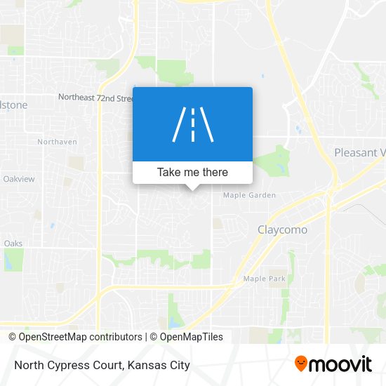 North Cypress Court map