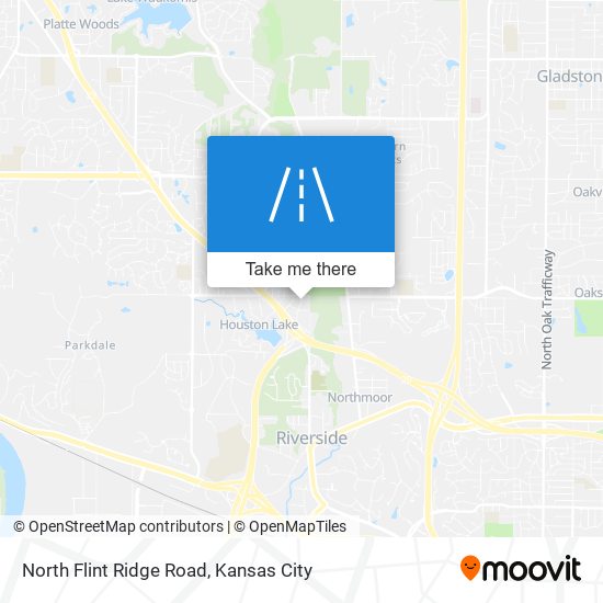 North Flint Ridge Road map