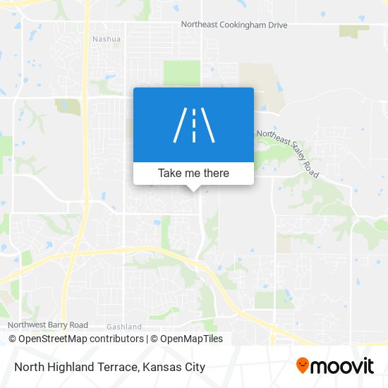 North Highland Terrace map