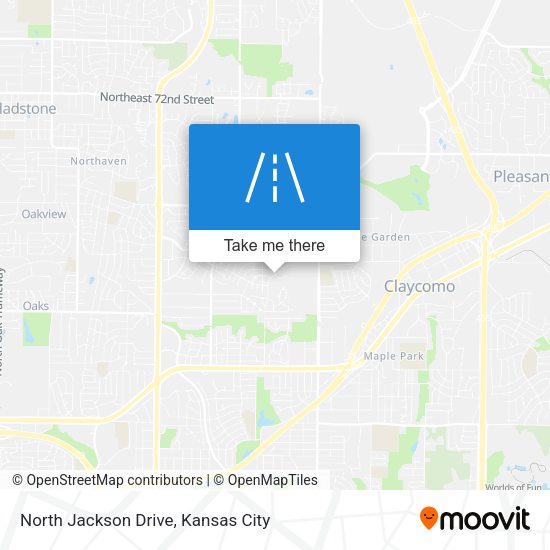 Mapa de North Jackson Drive