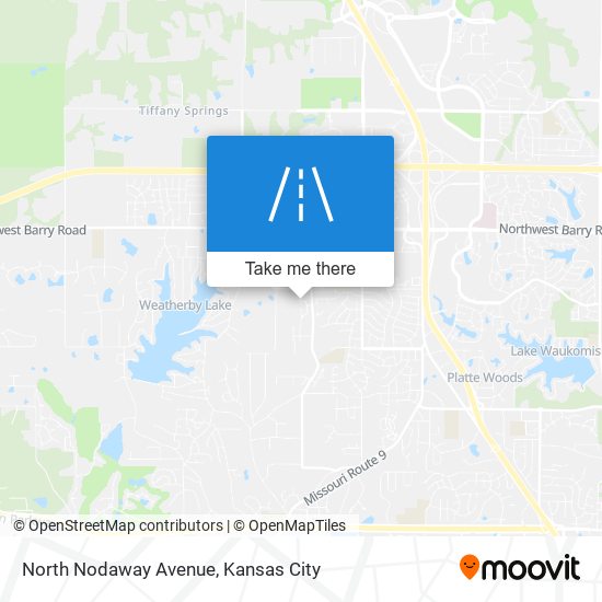 Mapa de North Nodaway Avenue