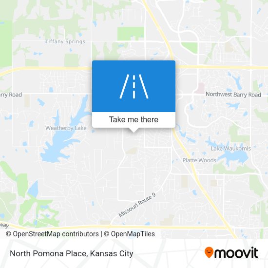 North Pomona Place map