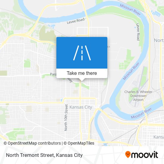 Mapa de North Tremont Street