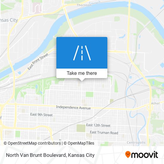 North Van Brunt Boulevard map