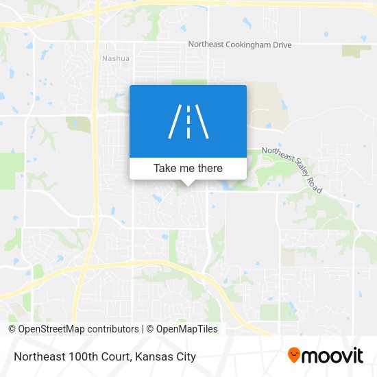Northeast 100th Court map