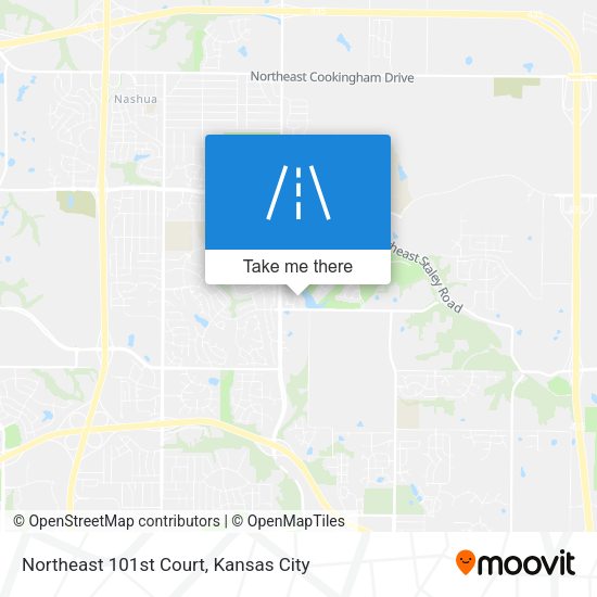 Northeast 101st Court map