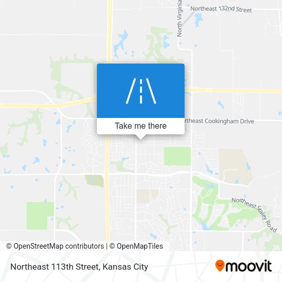 Northeast 113th Street map