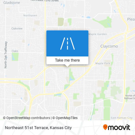 Mapa de Northeast 51st Terrace