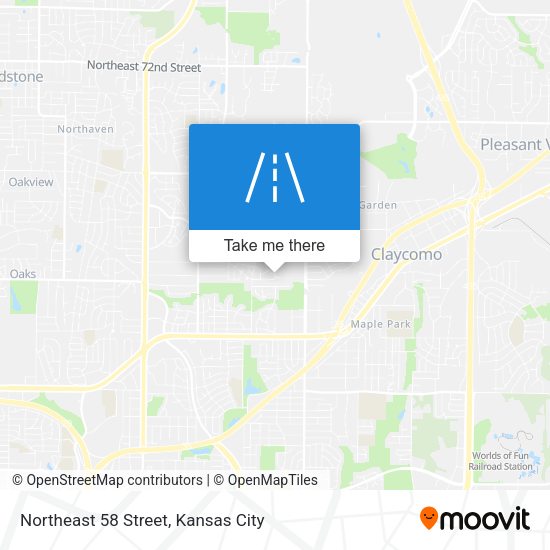 Mapa de Northeast 58 Street