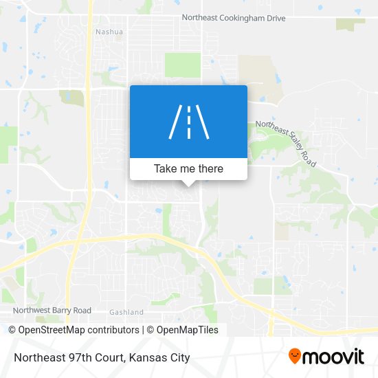 Northeast 97th Court map