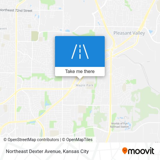 Mapa de Northeast Dexter Avenue