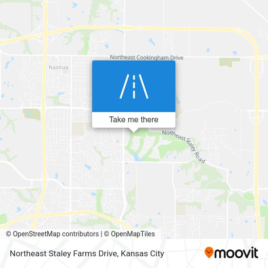 Mapa de Northeast Staley Farms Drive