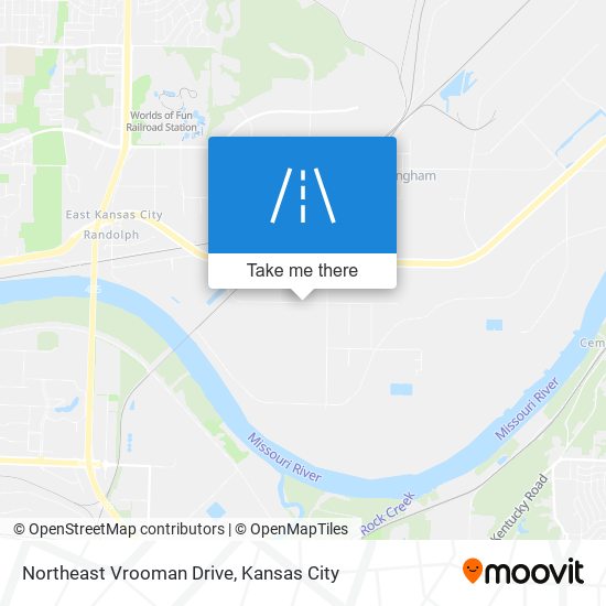 Northeast Vrooman Drive map