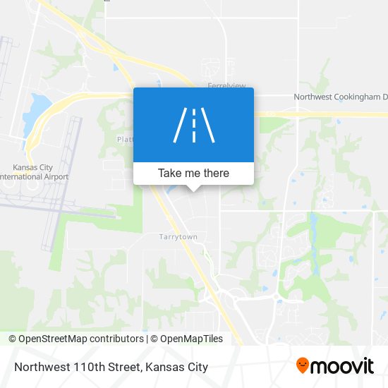 Northwest 110th Street map