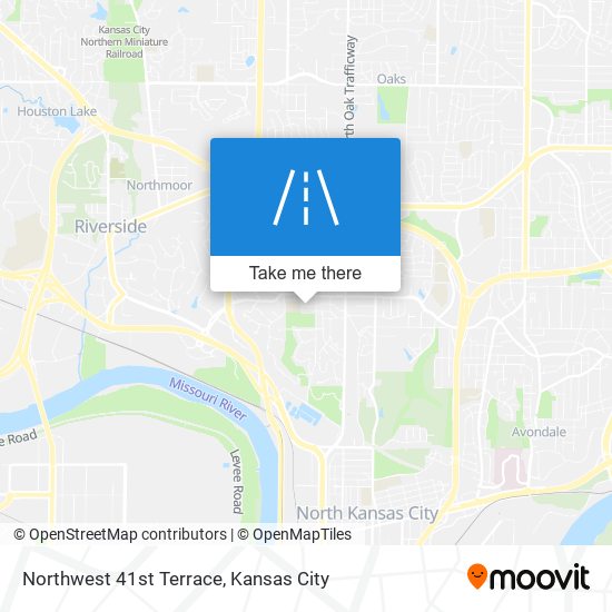 Northwest 41st Terrace map