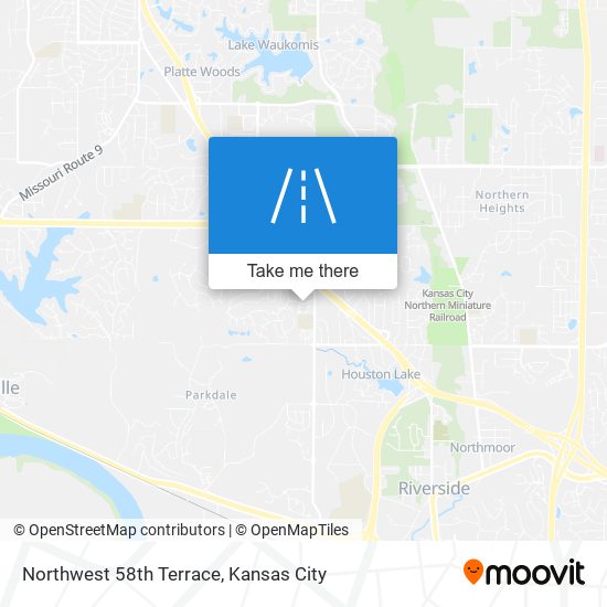 Northwest 58th Terrace map