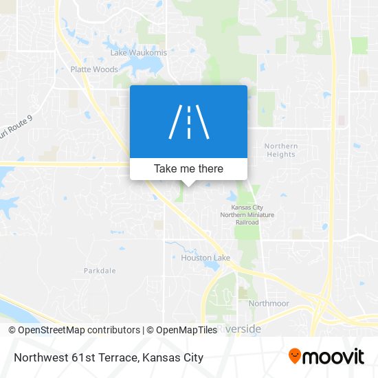 Northwest 61st Terrace map