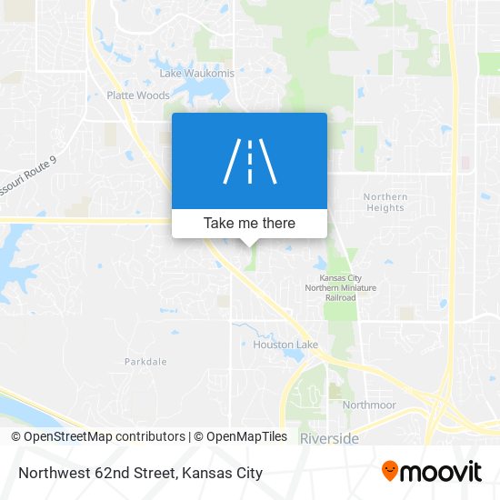 Northwest 62nd Street map