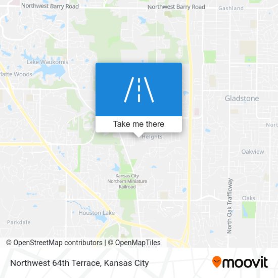 Northwest 64th Terrace map