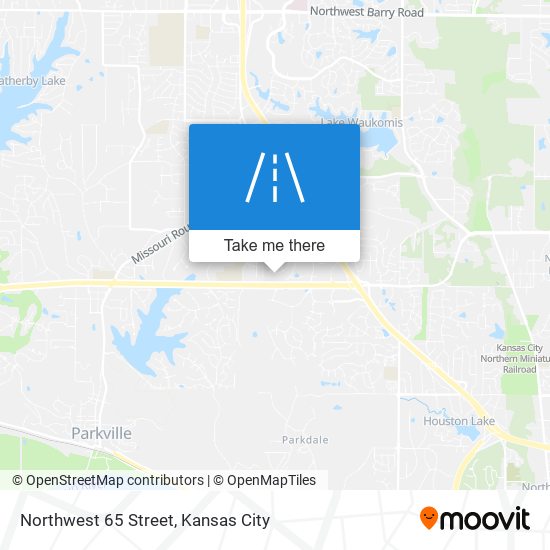 Northwest 65 Street map