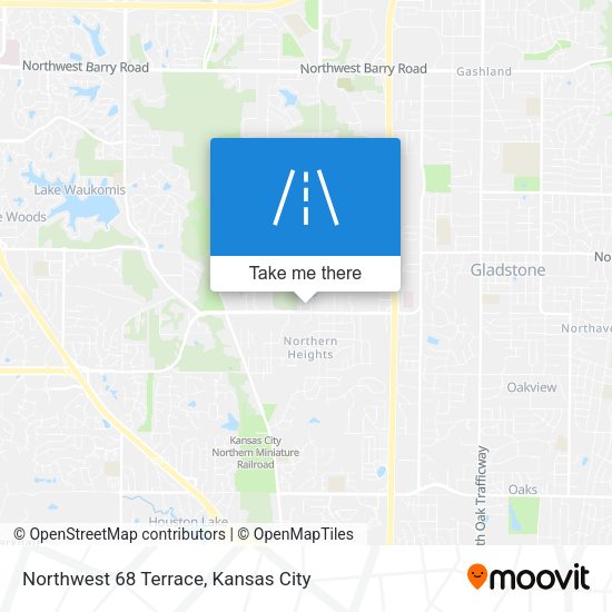Northwest 68 Terrace map