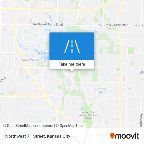 Northwest 71 Street map