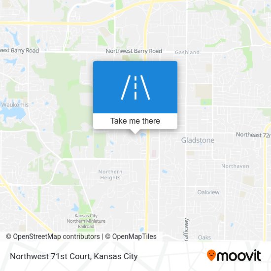 Northwest 71st Court map